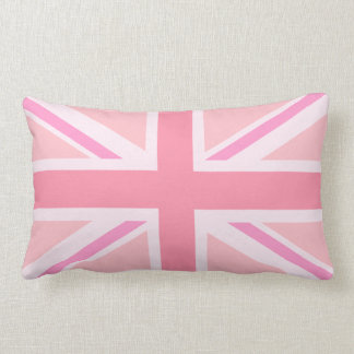 Pink Union Jack/Flag Lumbar Pillow