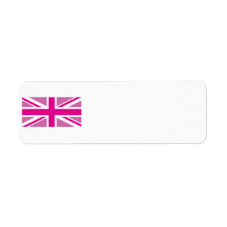 Pink Union Jack Label