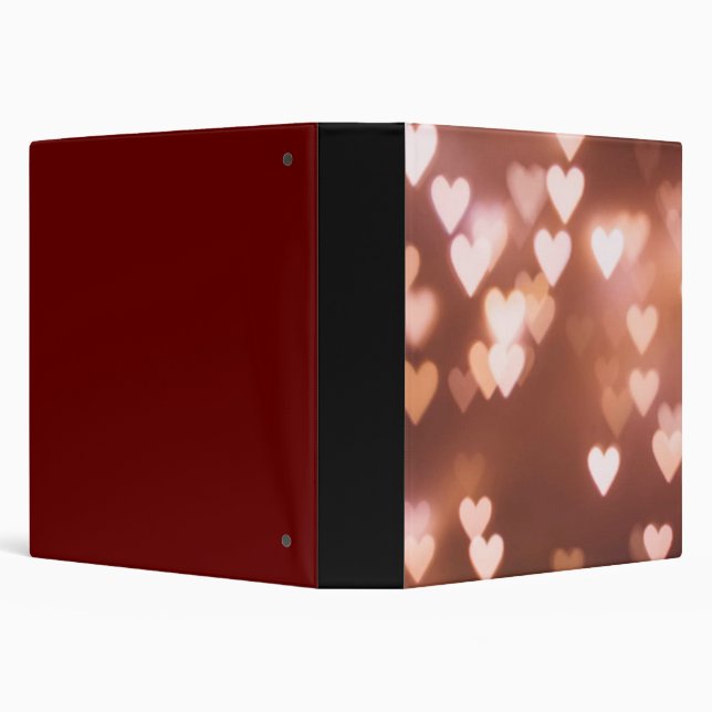 PINK VALENTINE"S DAY HEARTS BINDER (Background)