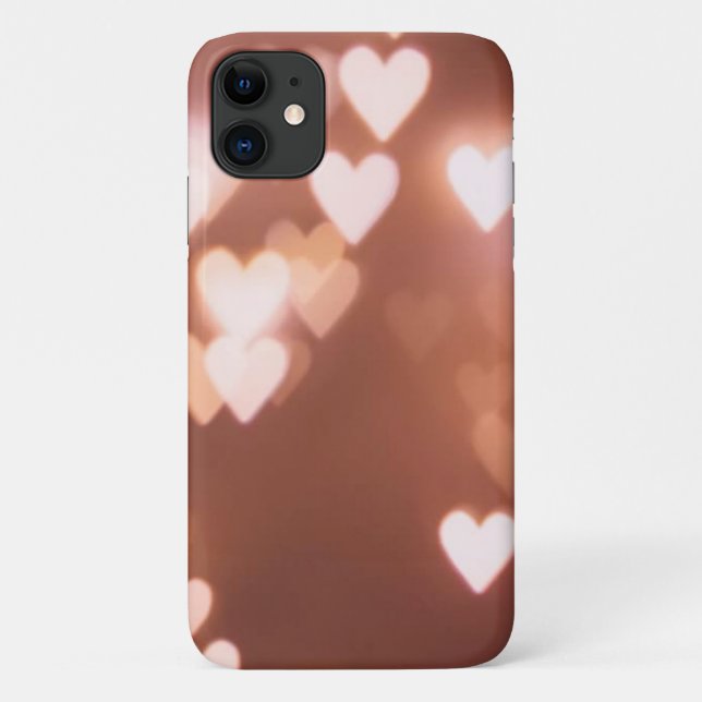 PINK VALENTINE"S DAY HEARTS Case-Mate iPhone CASE (Back)