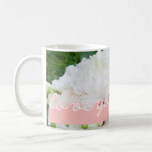 Pink Valentine's Day Photo Love You So Much Custom Coffee Mug