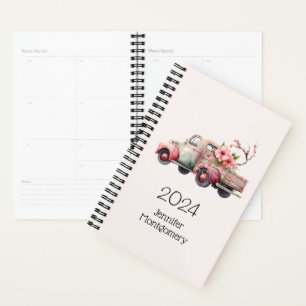 Pink Vintage Farmer's Truck Planner