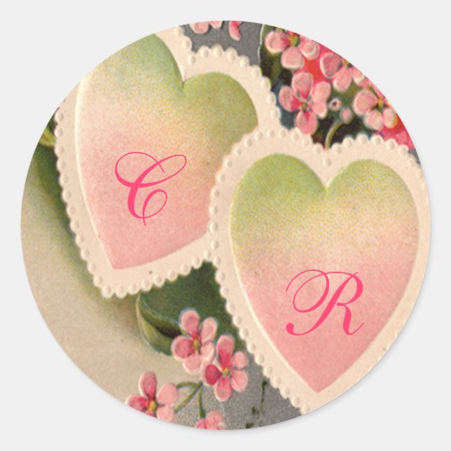 pink vintage label (Front)