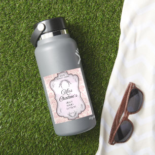 Pink Vintage Lotion Antique Jar Bottle