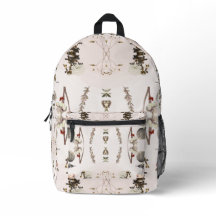 Pink Vintage Whimsical Botanical