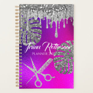 Pink Violet Glam Parties scintillant Planificateur