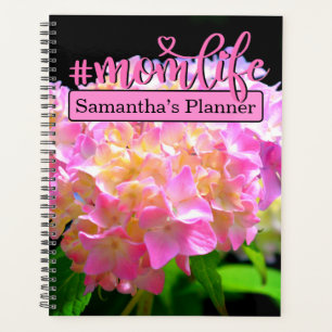 Pink violet orange hydrangeas #momlife