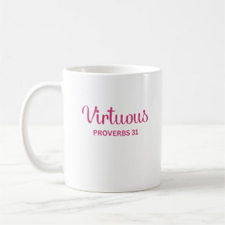 Pink Virtuous Woman Proverbs 31 Coffee Mug