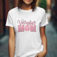 Pink Volleyball Mom