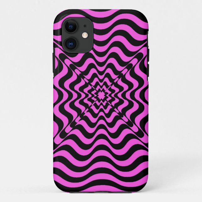 Pink Vortex Case-Mate iPhone Case (Back)