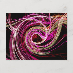Pink Vortex Postcard