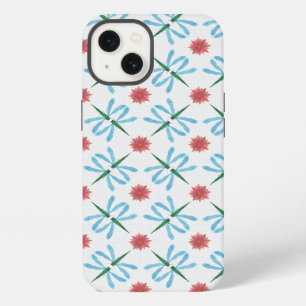 Pink Water Lilies, Dragonflies iPad Case-Mate Case