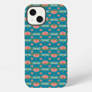 Pink Water Lilies, Dragonflies iPad Case-Mate Case