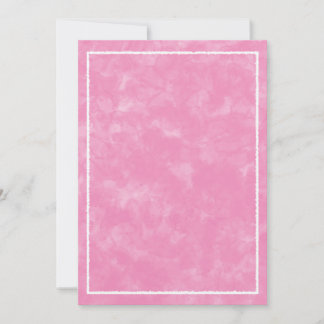Pink Watercolor Baby Shower Rectangle Template