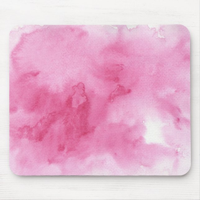 pink watercolor background for your mouse pad (Front)
