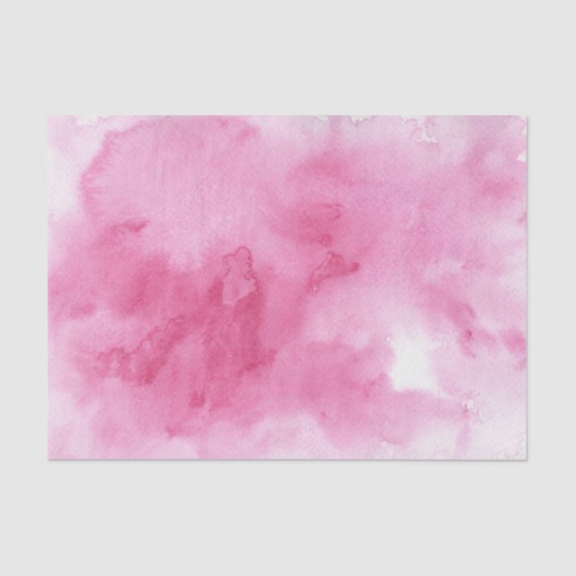 pink watercolor background for your tissue paper (Front)
