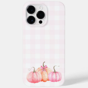 Pink Watercolor Bow Pumpkins For Fall Case-Mate iPhone 14 Pro Max Case
