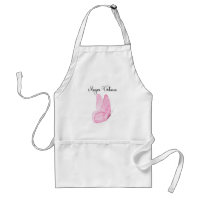 Pink  Watercolor Butterfly Virtuous Woman Apron