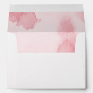 Pink Watercolor Envelopes