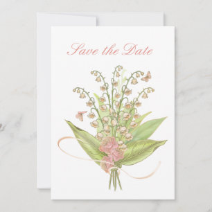 Pink Watercolor Flat Card