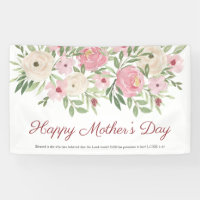 Pink Watercolor Floral Christian Mother's Day