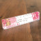 Pink watercolor floral gold copper monogrammed