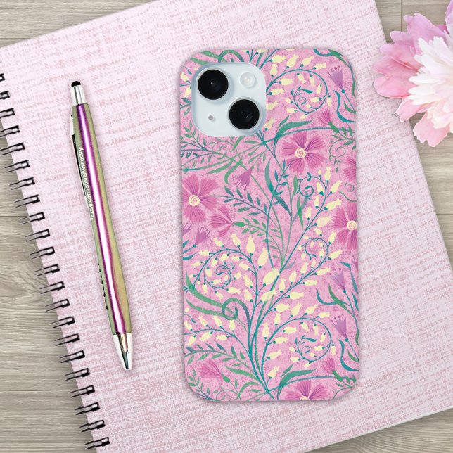  pink watercolor floral pattern Case-Mate iPhone case (Creator Uploaded)