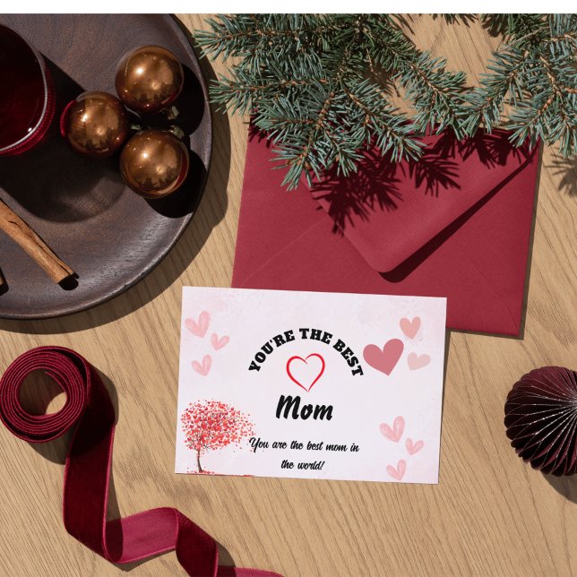 Pink Watercolor Happy Mothers Day Greeting Card (Creator Uploaded)