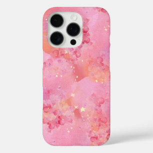 Pink Watercolor iPhone Case - Dreamy Pastel Galaxy