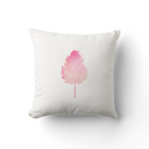 Pink Watercolor Modern Tree Nature