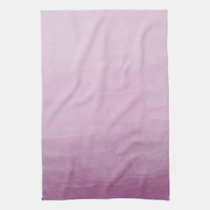 Pink Watercolor Ombre Kitchen Towel