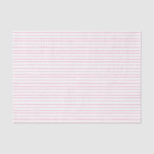 Pink Watercolor Stripes Tissue Paper