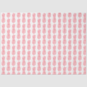 Pink Watercolor Tropical Pineapple Tissue Paper