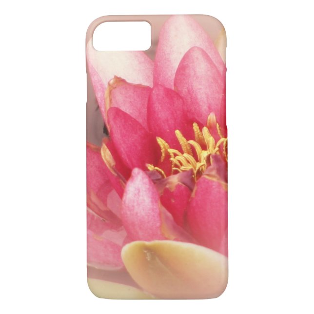 Pink Waterlily Pastel, iPhone 7 Case (Back)