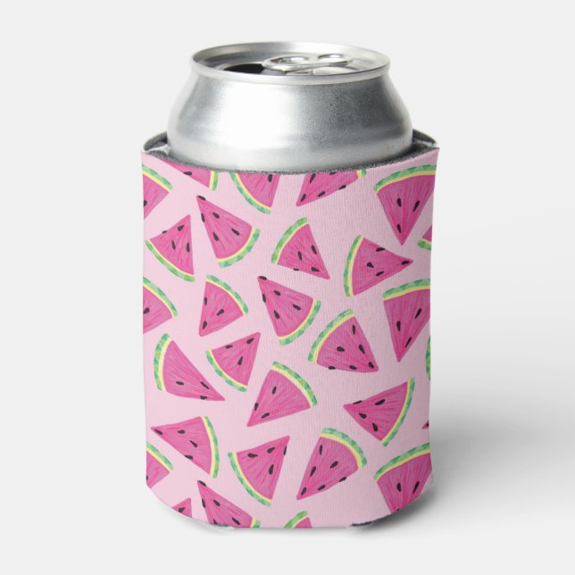 Pink Watermelon pattern Can Cooler (Can Front)