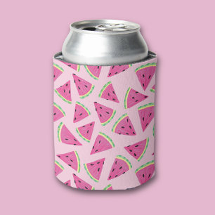 Pink Watermelon pattern Can Cooler