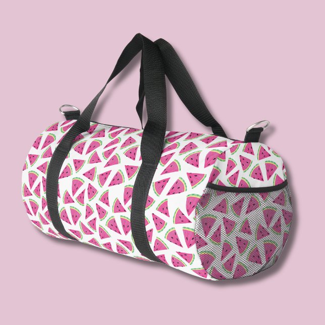 Pink Watermelon Pattern Duffle Bag (Watermelon duffel bag)