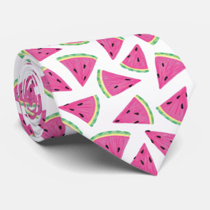 Pink Watermelon Pattern Tie