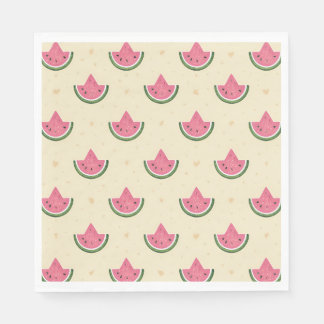 Pink Watermelon Summer Luncheon Napkins - 50ct