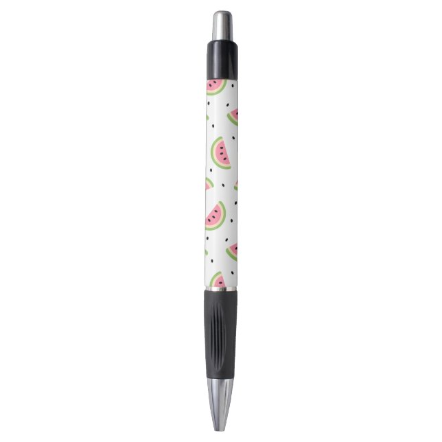 Pink Watermelons, Watermelon Seeds, Summer Pattern Pen (Front Vertical)