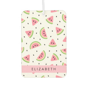Pink Watermelons, Watermelon Seeds, Your Name Air Freshener
