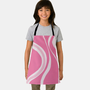Pink Waves Apron