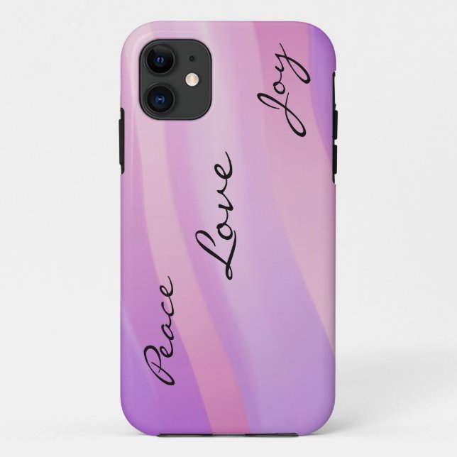 Pink Waves Love IPhone 5 Case (Back)