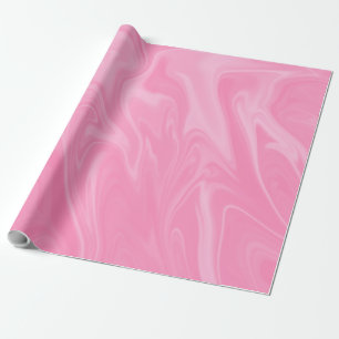 Pink Waves Painting   Best minimal abstract art Wrapping Paper