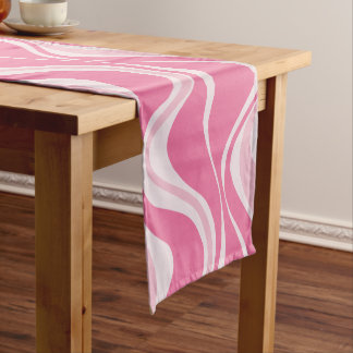 Pink Waves Table Runner