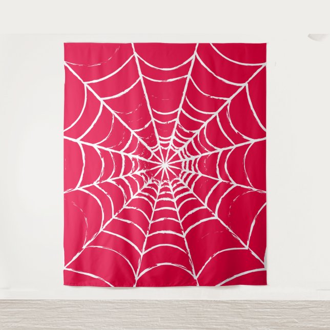 Pink Web Tapestry (Front)