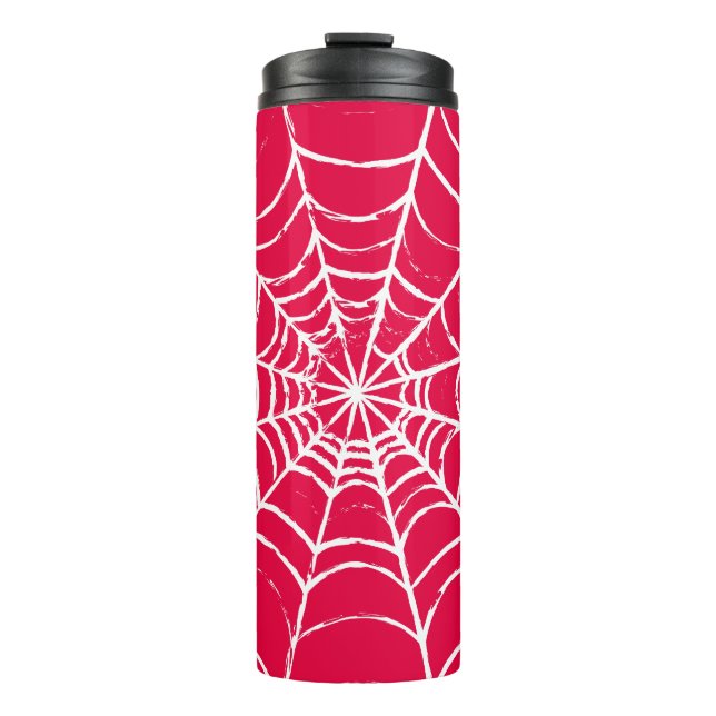Pink Web Thermal Tumbler (Front)