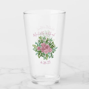 Pink Wedding Pastel Vintage Rose Glass