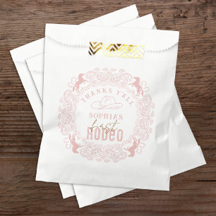 Pink Western Rodeo First Birthday Favour Bag – Rus