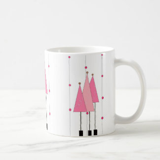 Pink Whimsical Trees Coffee Mug